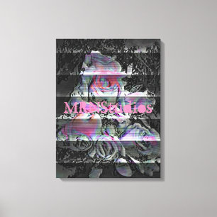 Techno Boeket Canvasprint Canvas Afdruk