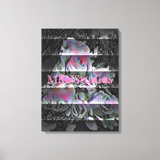 Techno Boeket Canvasprint Canvas Afdruk (Voorkant)