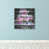 Techno Boeket Canvasprint Canvas Afdruk (Insitu (Houten vloer))