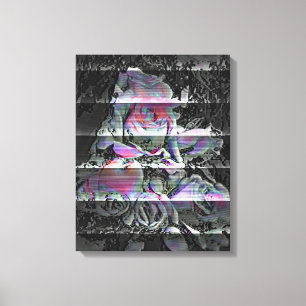 Techno Boeket Canvasprint Canvas Afdruk