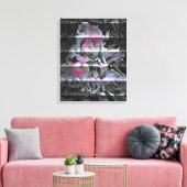Techno Boeket Canvasprint Canvas Afdruk (Insitu (Woonkamer))