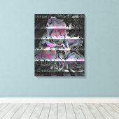 Techno Boeket Canvasprint Canvas Afdruk (Insitu (Houten vloer))