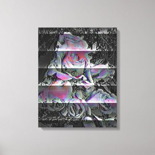 Techno Boeket Canvasprint Canvas Afdruk (Voorkant)