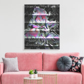 Techno Boeket Canvasprint Canvas Afdruk (Insitu (Woonkamer))