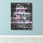 Techno Boeket Canvasprint Canvas Afdruk (Insitu (Houten vloer))