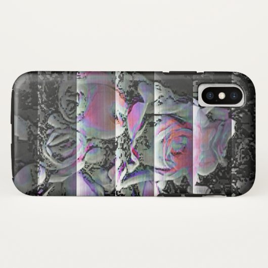 Techno Boeket Case-Mate iPhone Case (Achterkant (horizontaal))
