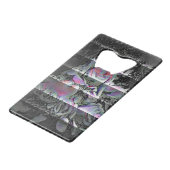 Techno Boeket   Creditkaart Flessenopener (Voorkant Gekanteld)