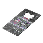 Techno Boeket   Creditkaart Flessenopener (Achterkant Gekanteld)