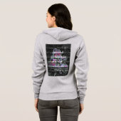 Techno Boeket Hoodie (Achterkant volledig)