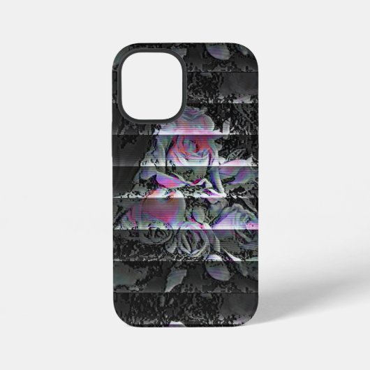 Techno Boeket iPhone Hoesje (Achterkant)