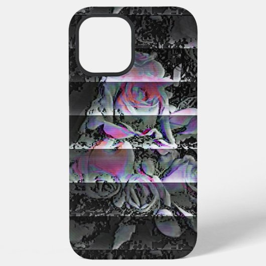 Techno Boeket iPhone Hoesje (Achterkant)