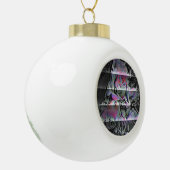 Techno Boeket   Keramische Bal Ornament (Links)