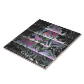 Techno Boeket Keramische Tegels Tegeltje (Zijkant)
