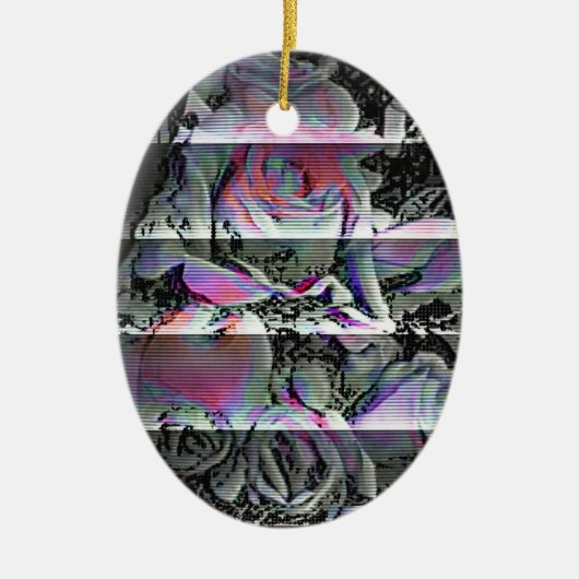Techno Boeket Keramische Versiering Keramisch Ornament (Voorkant)