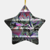 Techno Boeket Keramische Versiering Keramisch Ornament (Achterkant)