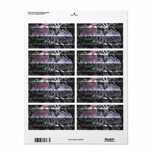 Techno Boeket Label (Full Sheet)