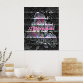Techno Boeket Poster (Keuken)