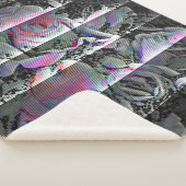 Techno Boeket  Sherpa Dekbed Deken (3/4)