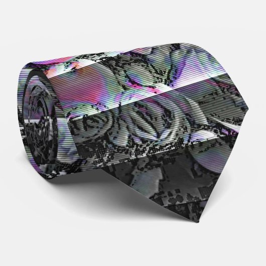 Techno Boeket Stropdas (Opgerold)