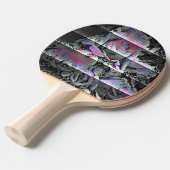 Techno Boeket Tafeltennisbatje (Voorkant Gekanteld)