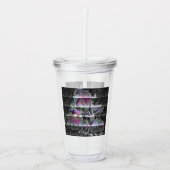 Techno Bouquet Acrylic Tumbler Acryl Drinkbeker (Voorkant)