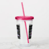 Techno Bouquet Acrylic Tumbler Acryl Drinkbeker (Links)