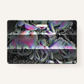 Techno Bouquet Badge (Achterkant)