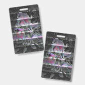 Techno Bouquet Badge (Voor- en achterkant)