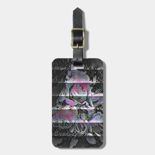 Techno Bouquet Bagagelabel (Voorkant verticaal)