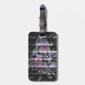 Techno Bouquet Bagagelabel (Achterkant verticaal)