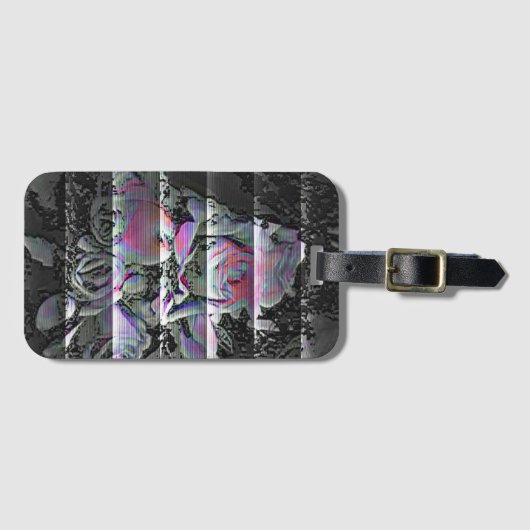 Techno Bouquet Bagagelabel (Voorkant (horizontaal))