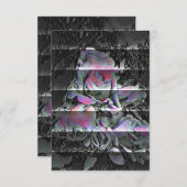 Techno Bouquet Bedankkaart (Voorkant / Achterkant)