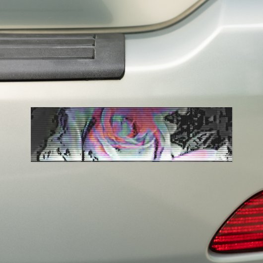 Techno Bouquet Bumpersticker (Op auto)