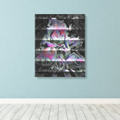 Techno Bouquet Canvas Print (Insitu (Houten vloer))