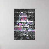 Techno Bouquet Canvas Print (Voorkant)