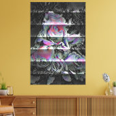 Techno Bouquet Canvas Print (Insitu (Woonkamer))