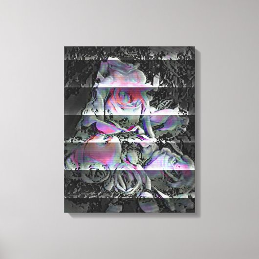 Techno Bouquet Canvas Print (Voorkant)