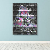 Techno Bouquet Canvas Print (Insitu (Houten vloer))