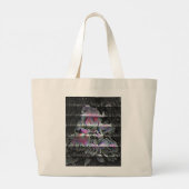 Techno Bouquet Canvas tas (Achterkant)