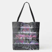 Techno Bouquet Canvas tas (Achterkant)