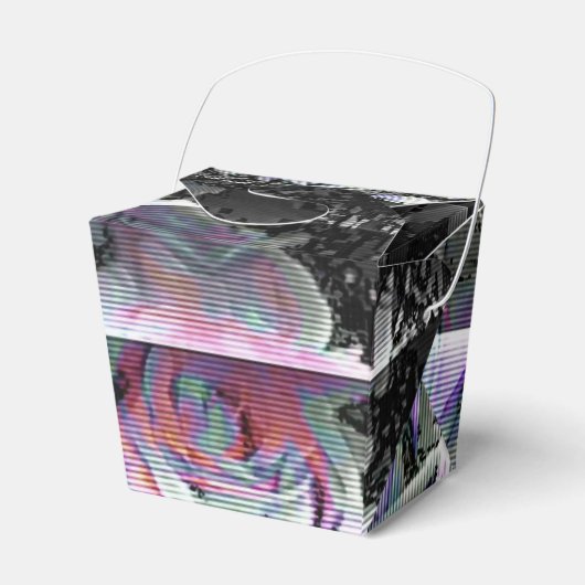 Techno Bouquet Favor Box Bedankdoosjes (Voorkant Zijde)