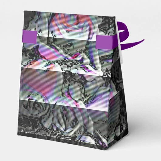 Techno Bouquet Favor Box Bedankdoosjes (Achterkant)