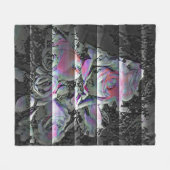 Techno Bouquet Fleece Deken (Voorkant (Horizontaal))