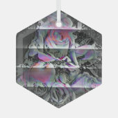 Techno Bouquet Glas Ornament (Voorkant)