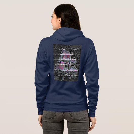 Techno Bouquet Hoodie (Achterkant volledig)