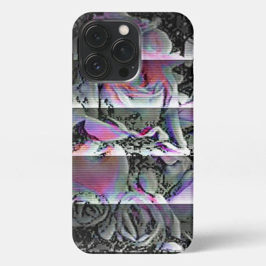 Techno Bouquet iPhone Hoesje (Achterkant)