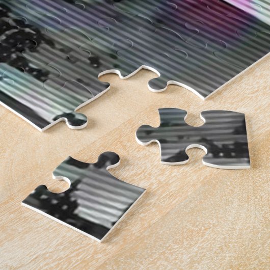 Techno Bouquet Jigzaag Puzzle Legpuzzel (Zijkant)