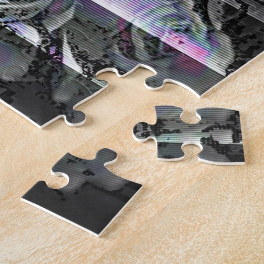 Techno Bouquet Jigzaag Puzzle Legpuzzel (Zijkant)