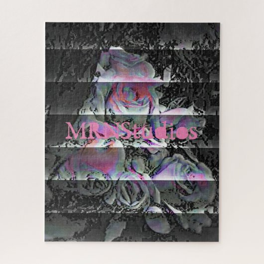 Techno Bouquet Jigzaag Puzzle Legpuzzel (Verticaal)