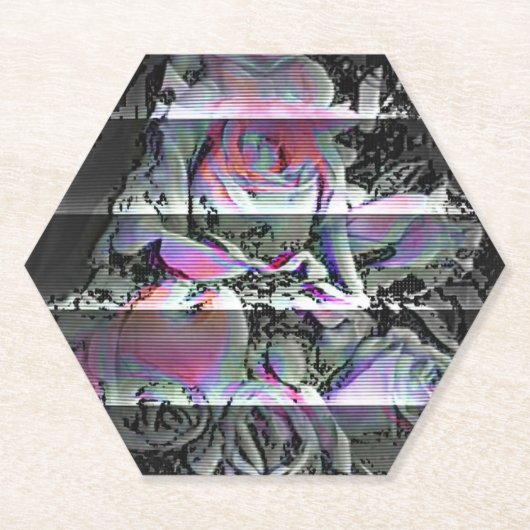 Techno Bouquet   Kartonnen Onderzetters (Voorkant)